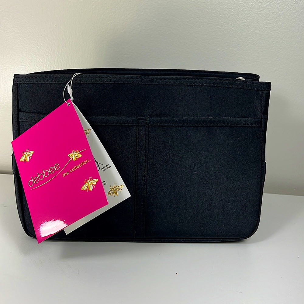 Debbee Bag Handbag Organizer Black &Pink